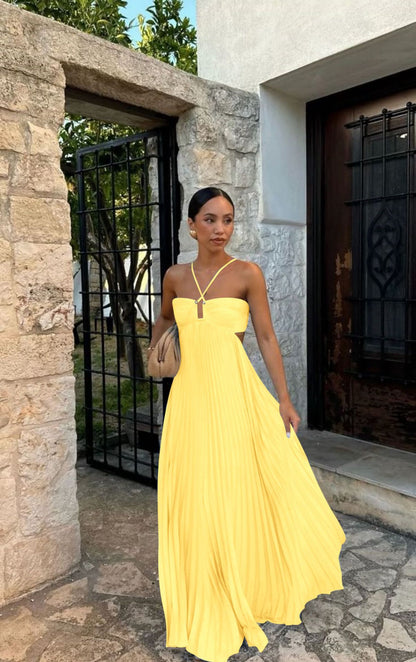 Robe Plissée Élégante