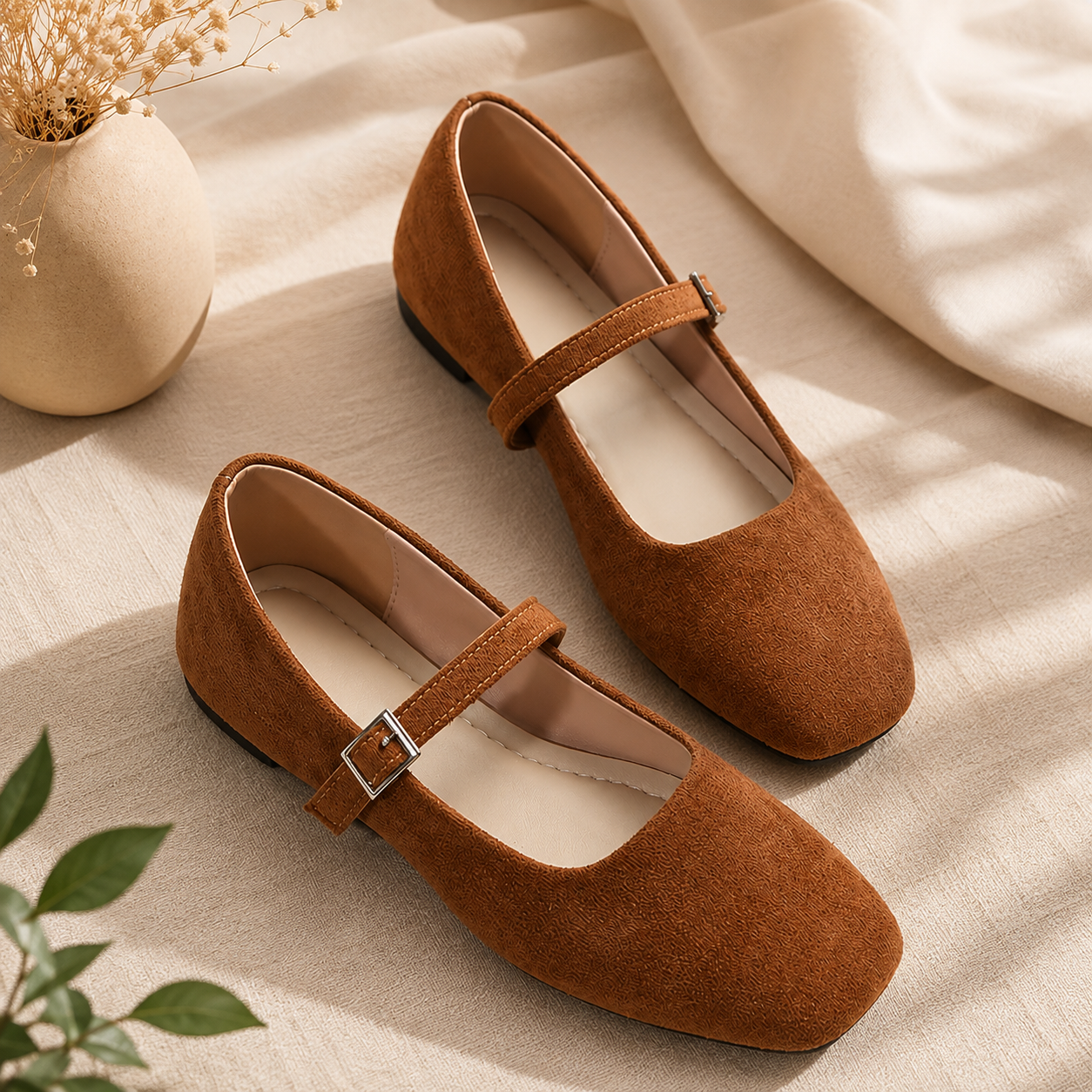 Ballerines Élégantes Cuir
