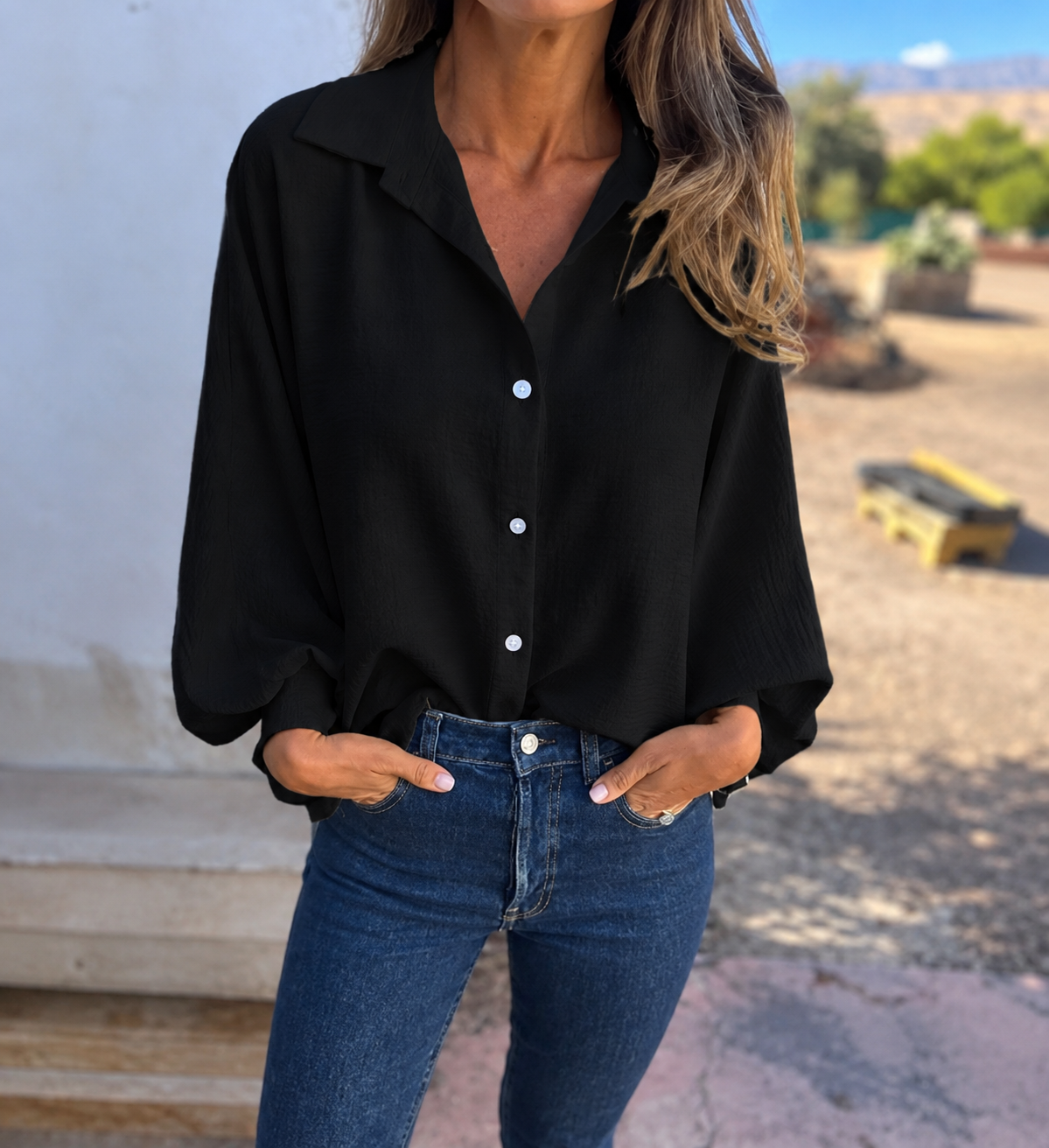 Chemise Élégante à Revers