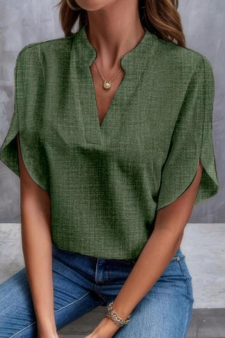 Chemise Élégance Col V