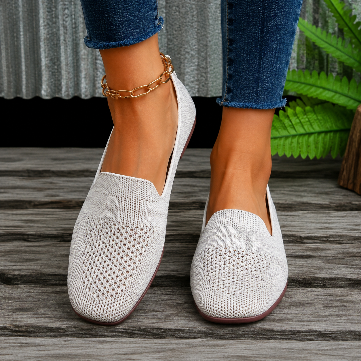 Mocassins Maille Élégance