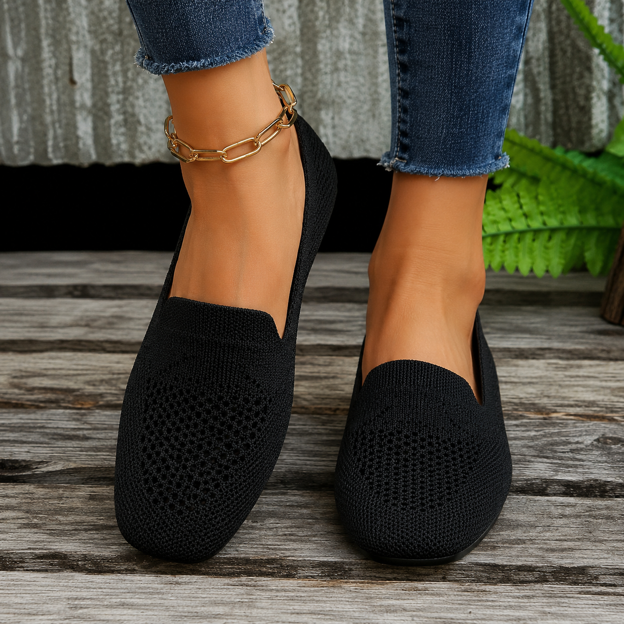 Mocassins Maille Élégance