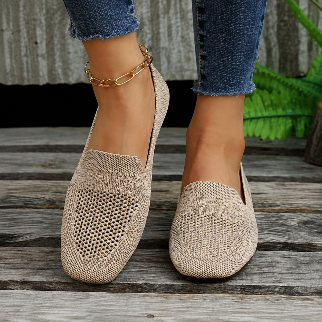 Mocassins Maille Élégance