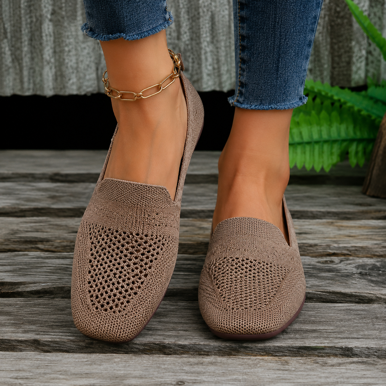 Mocassins Maille Élégance