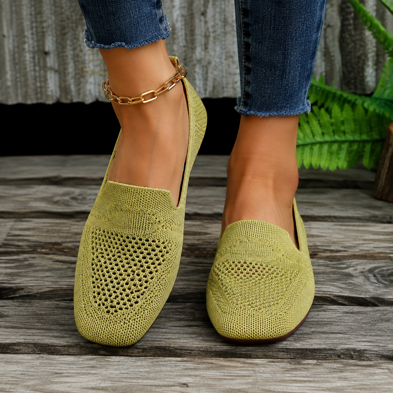 Mocassins Maille Élégance