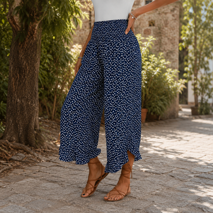 Pantalon Palazzo Pois