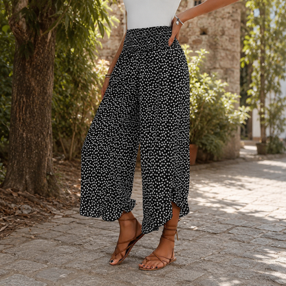 Pantalon Palazzo Pois