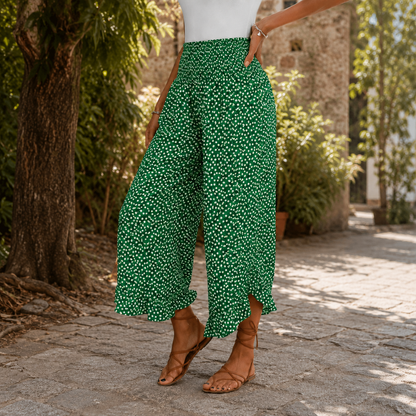 Pantalon Palazzo Pois