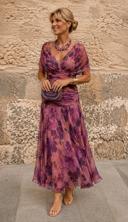 Robe Fluide Plissée