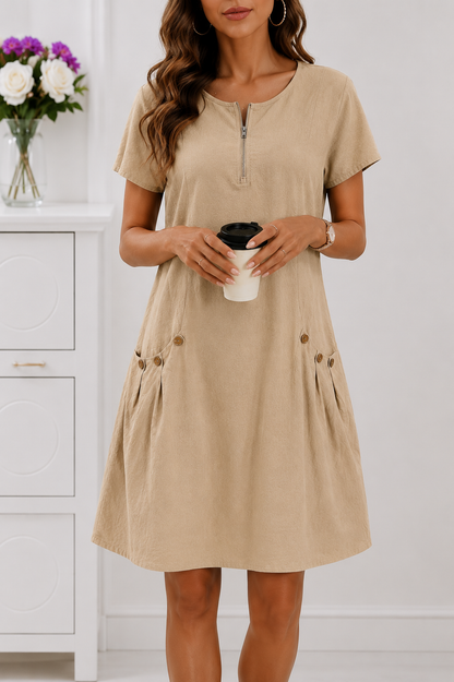Robe Élégance Zippée