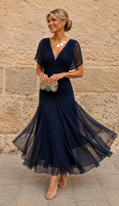 Robe Fluide Plissée