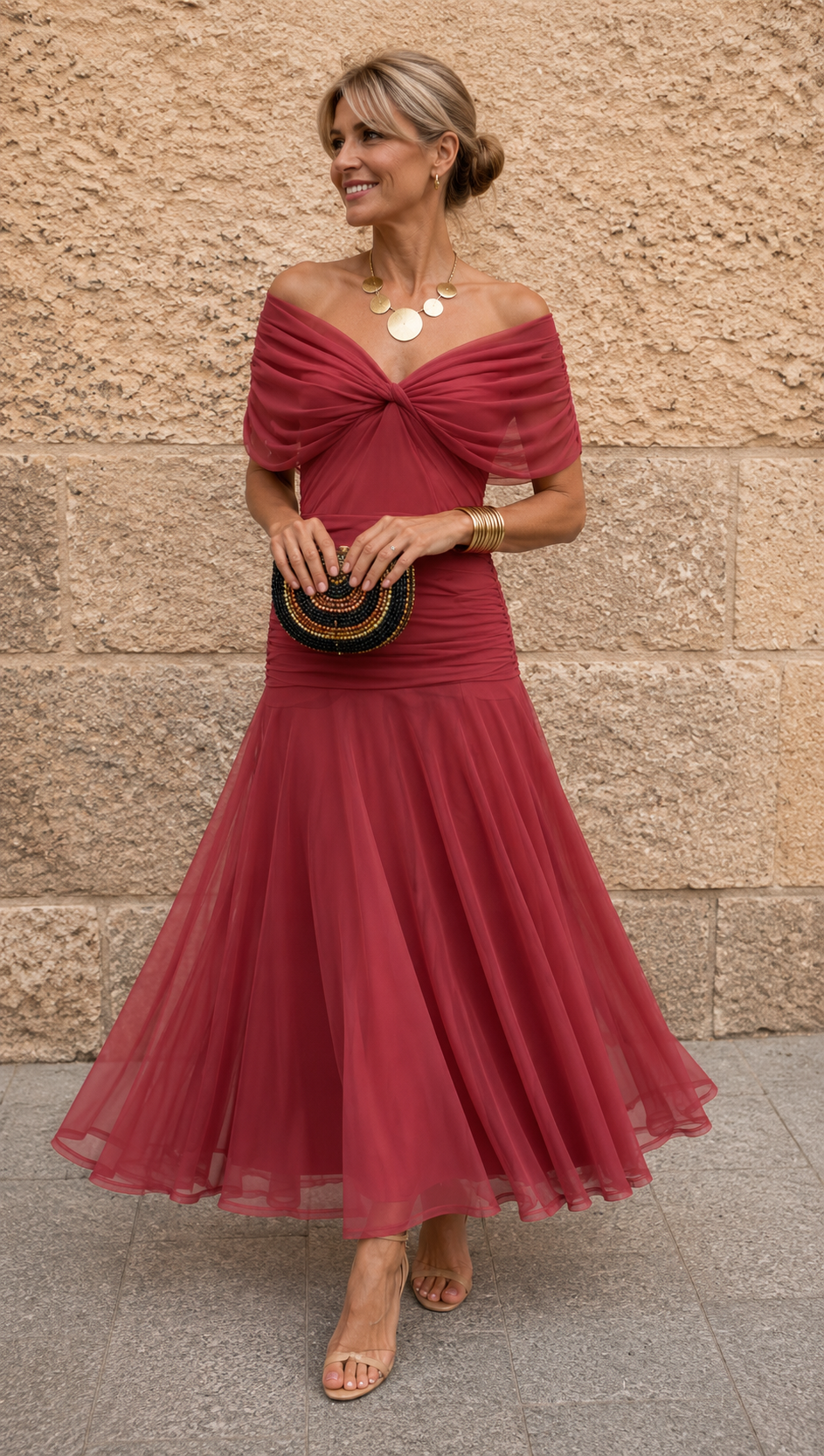Robe Fluide Plissée