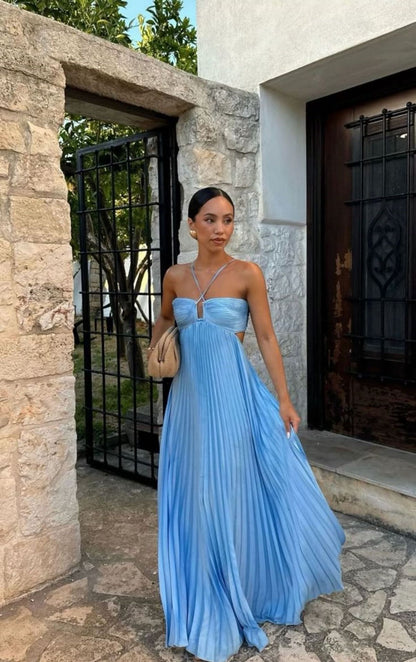 Robe Plissée Élégante