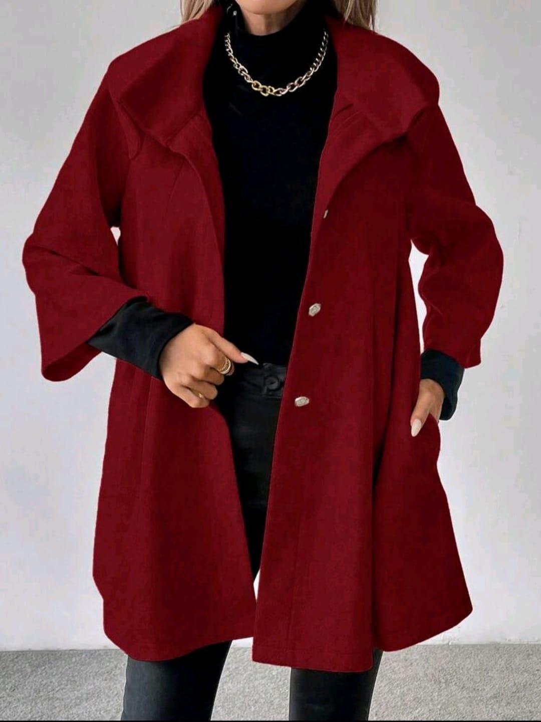 Manteau LÉONIE — Élégance Raffinée
