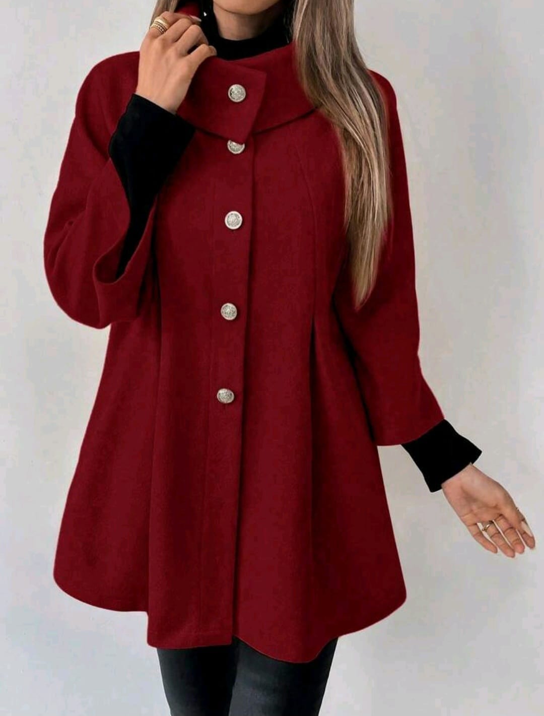 Manteau LÉONIE — Élégance Raffinée